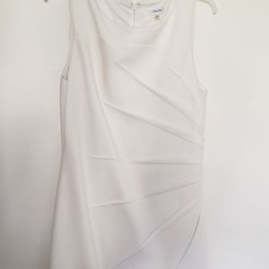 Calvin Kline white dress